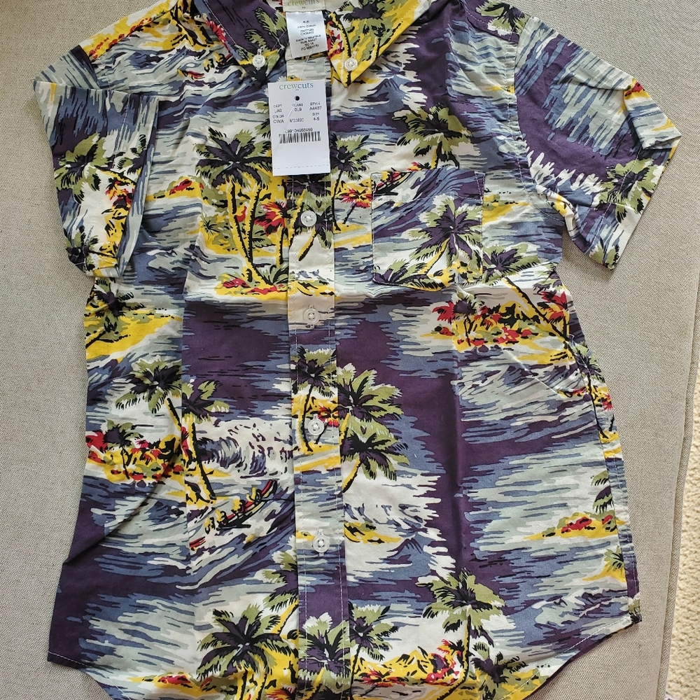 Crewcut shirt for boys size 4-5